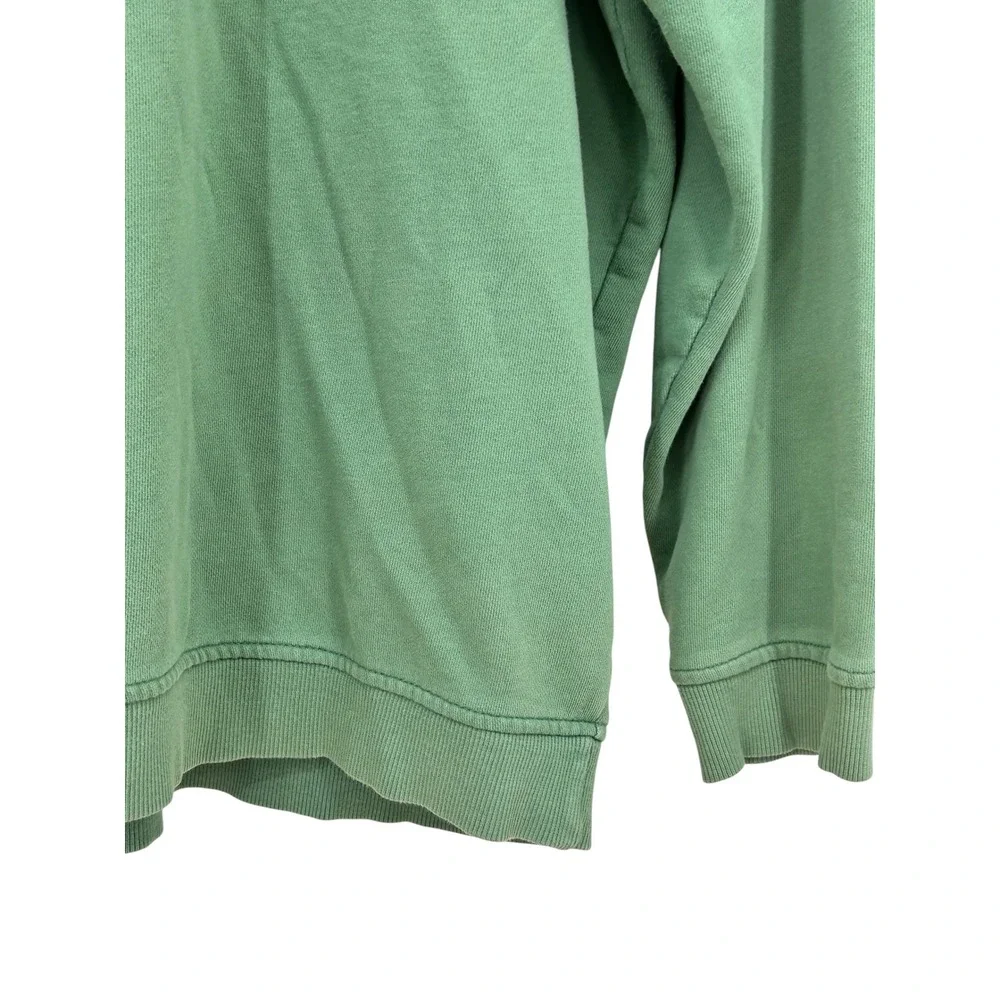 Vineyard Vines Mens Quarter Zip Pullover Sweatshirt Green Blue Large - Picture 7 of 7